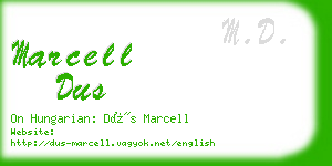 marcell dus business card